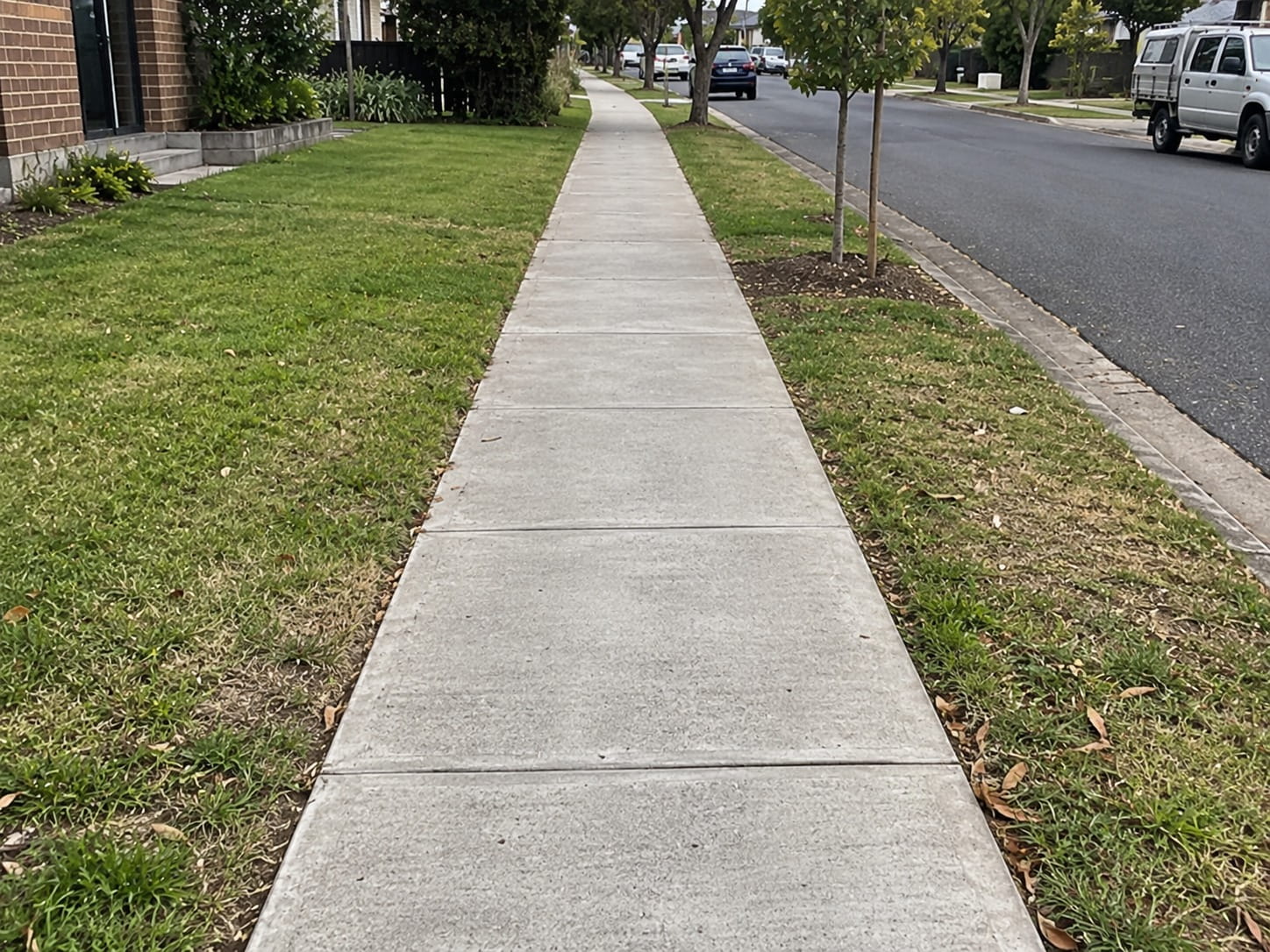 Concrete Footpath in Hobart