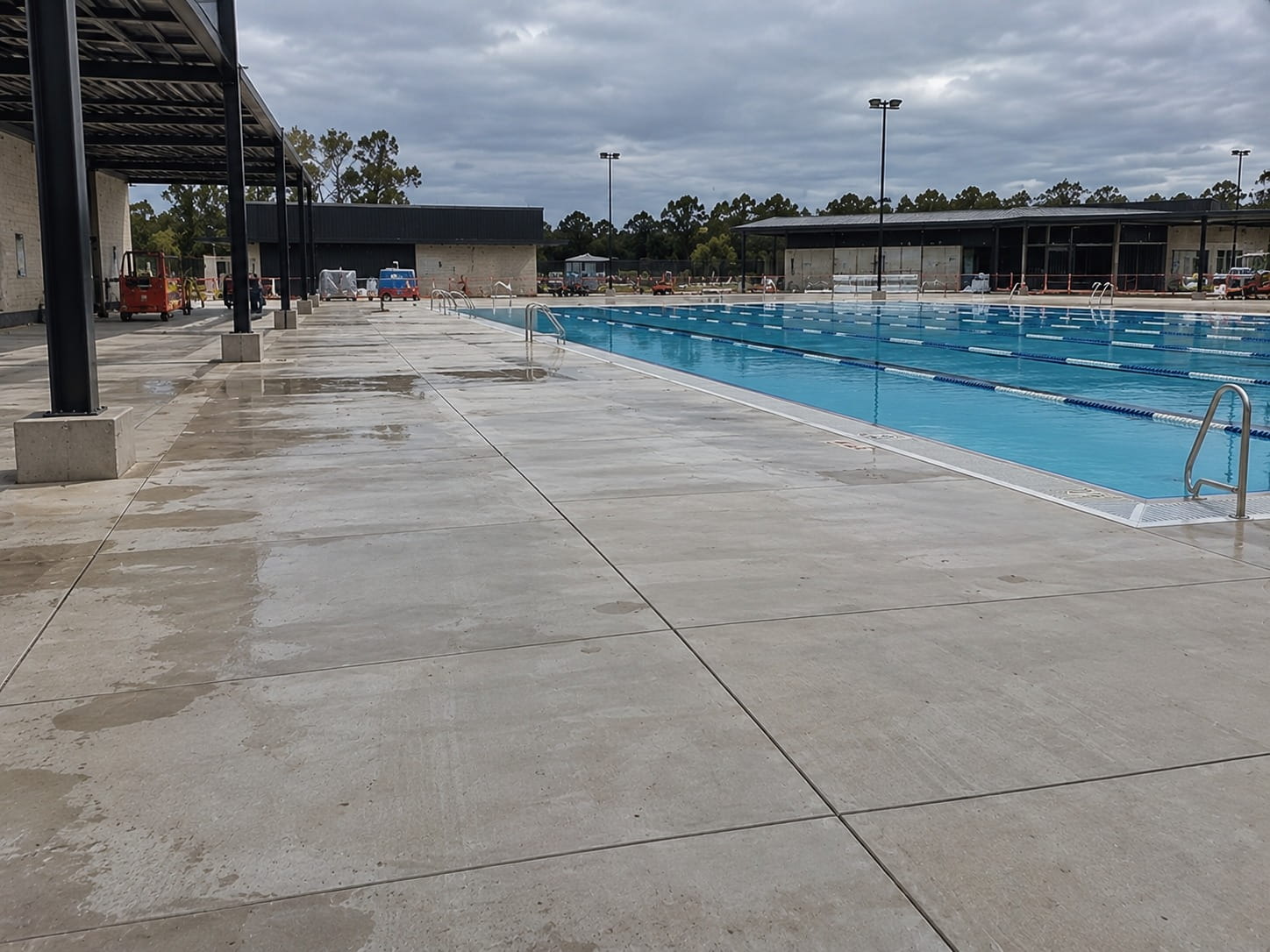 Hobart concrete pool surround