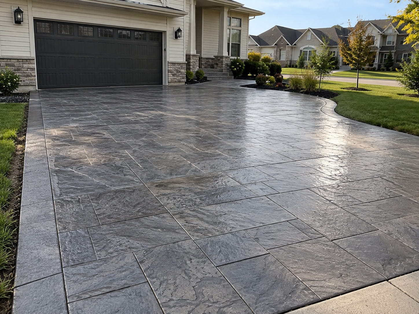 Stamped concrete in Hobart