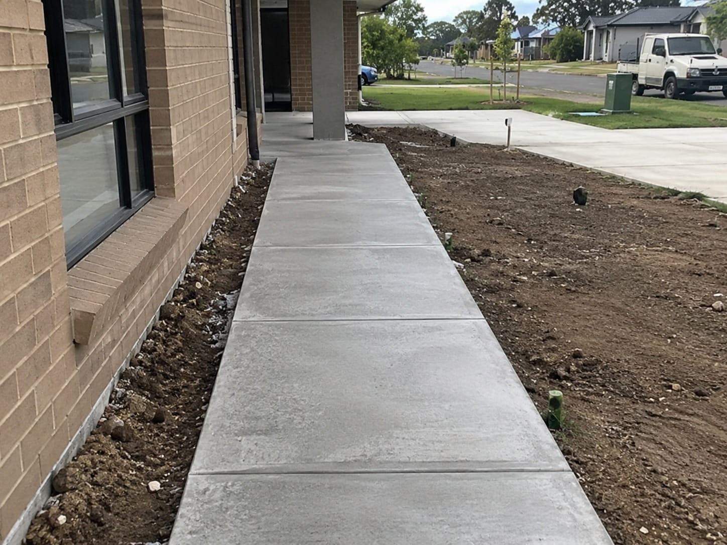 Concrete driveway in Kingston, Hobart