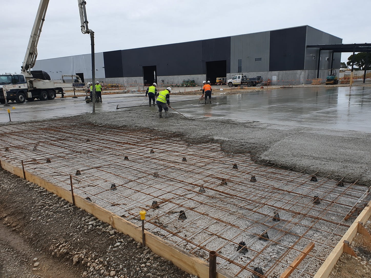 Concrete driveway in Sandford, Hobart